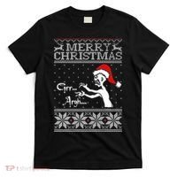 Merry Christmas Grr Argh Ugly Zombie Santa T-Shirt thumb 0