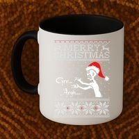 Merry Christmas Grr Argh Ugly Zombie Santa Coffee Mug thumb 2