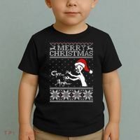 Merry Christmas Grr Argh Ugly Zombie Santa Toddler T-Shirt thumb 2