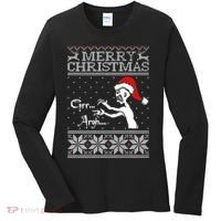 Merry Christmas Grr Argh Ugly Zombie Santa Women's Long Sleeve Shirt thumb 0