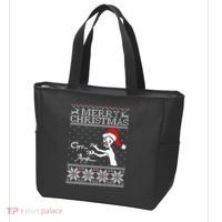 Merry Christmas Grr Argh Ugly Zombie Santa Tote Bag thumb 3