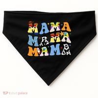 Mama Cow Girl Print Cute USA-Made Doggie Bandana thumb 0