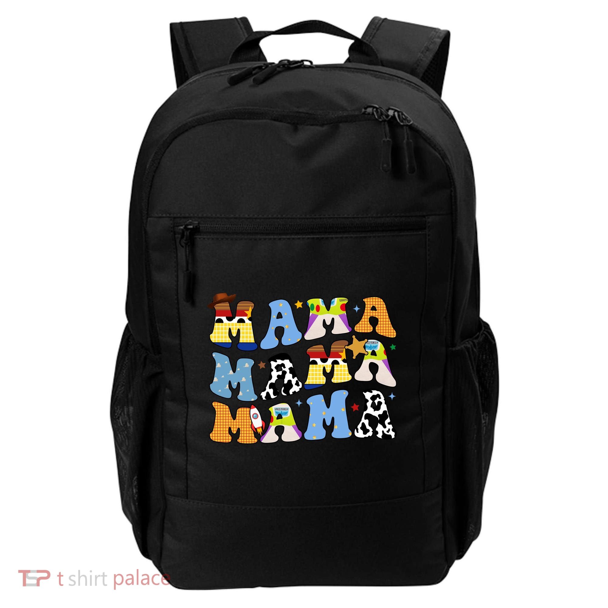 Mama Cow Girl Print Cute Backpack