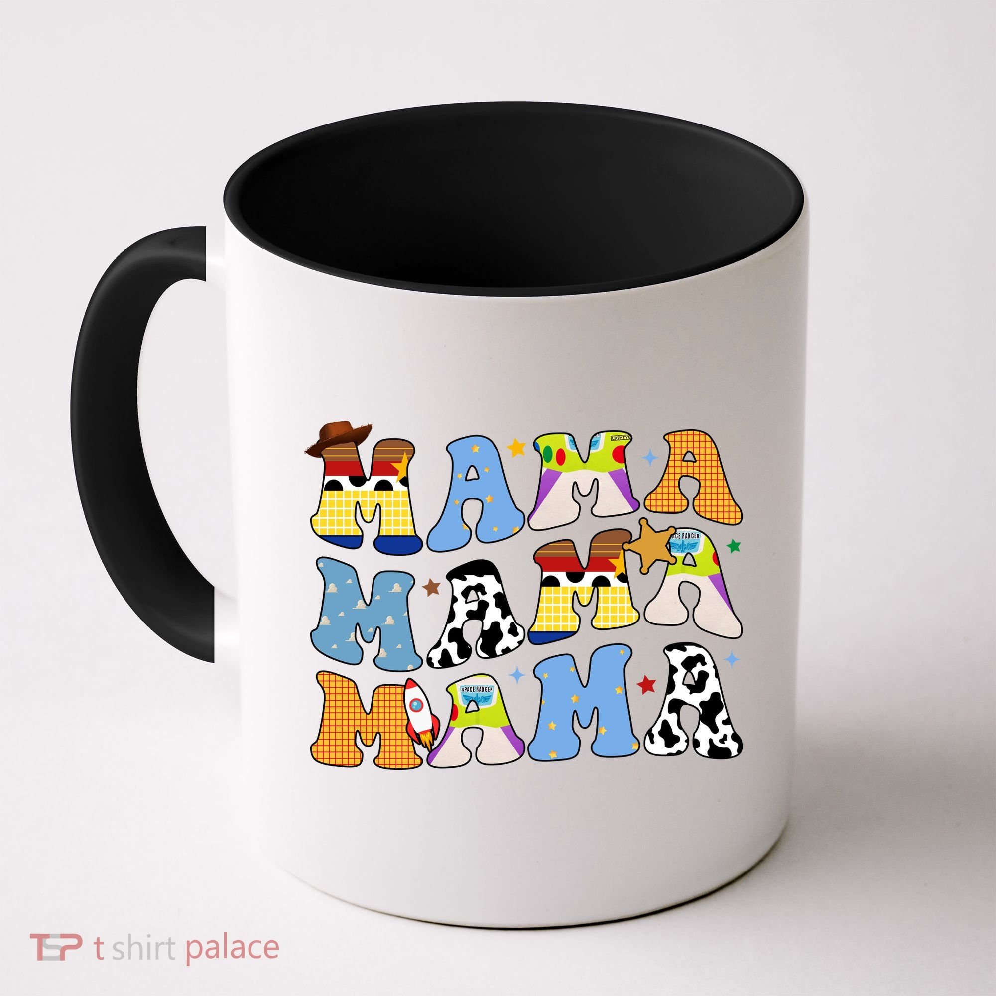 Mama Cow Girl Print Cute Coffee Mug