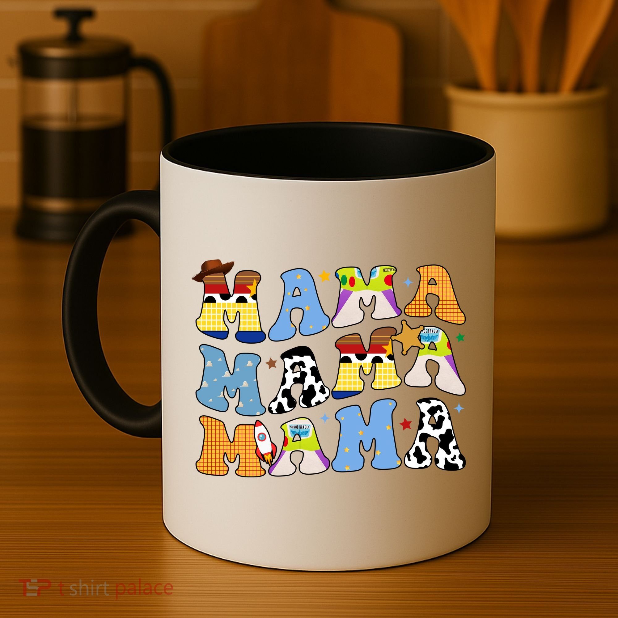 Mama Cow Girl Print Cute Coffee Mug