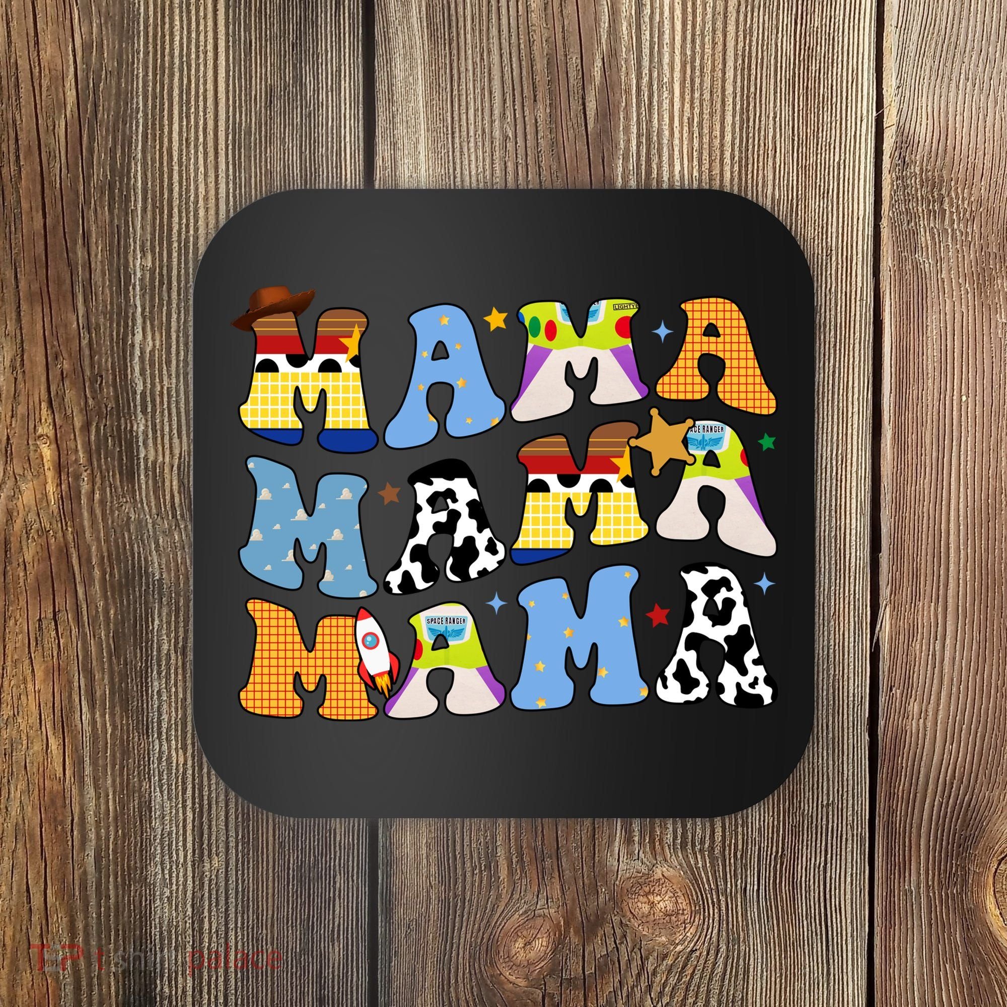 Mama Cow Girl Print Cute Coaster