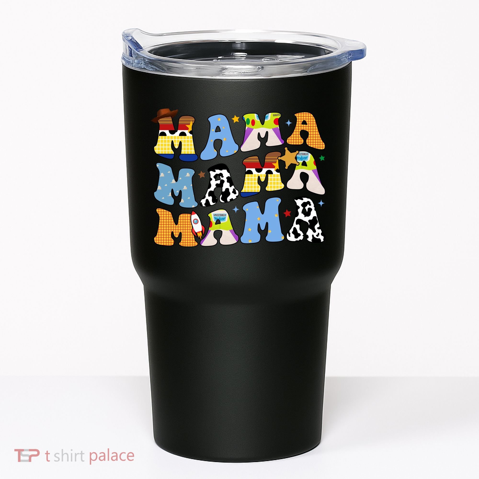 Mama Cow Girl Print Cute Tumbler