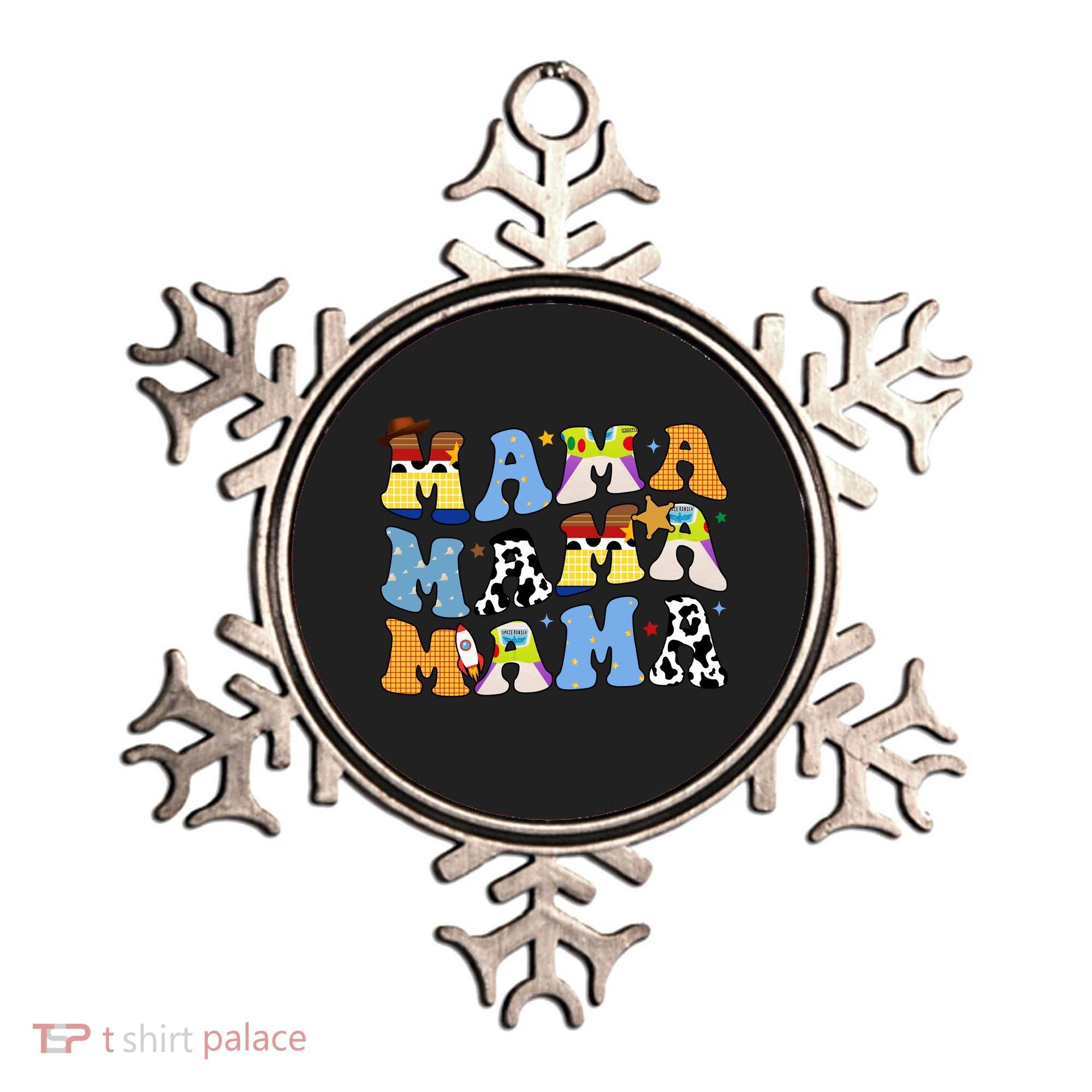 Mama Cow Girl Print Cute Ornament