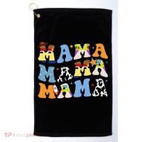 Mama Cow Girl Print Cute Golf Towel thumb 0