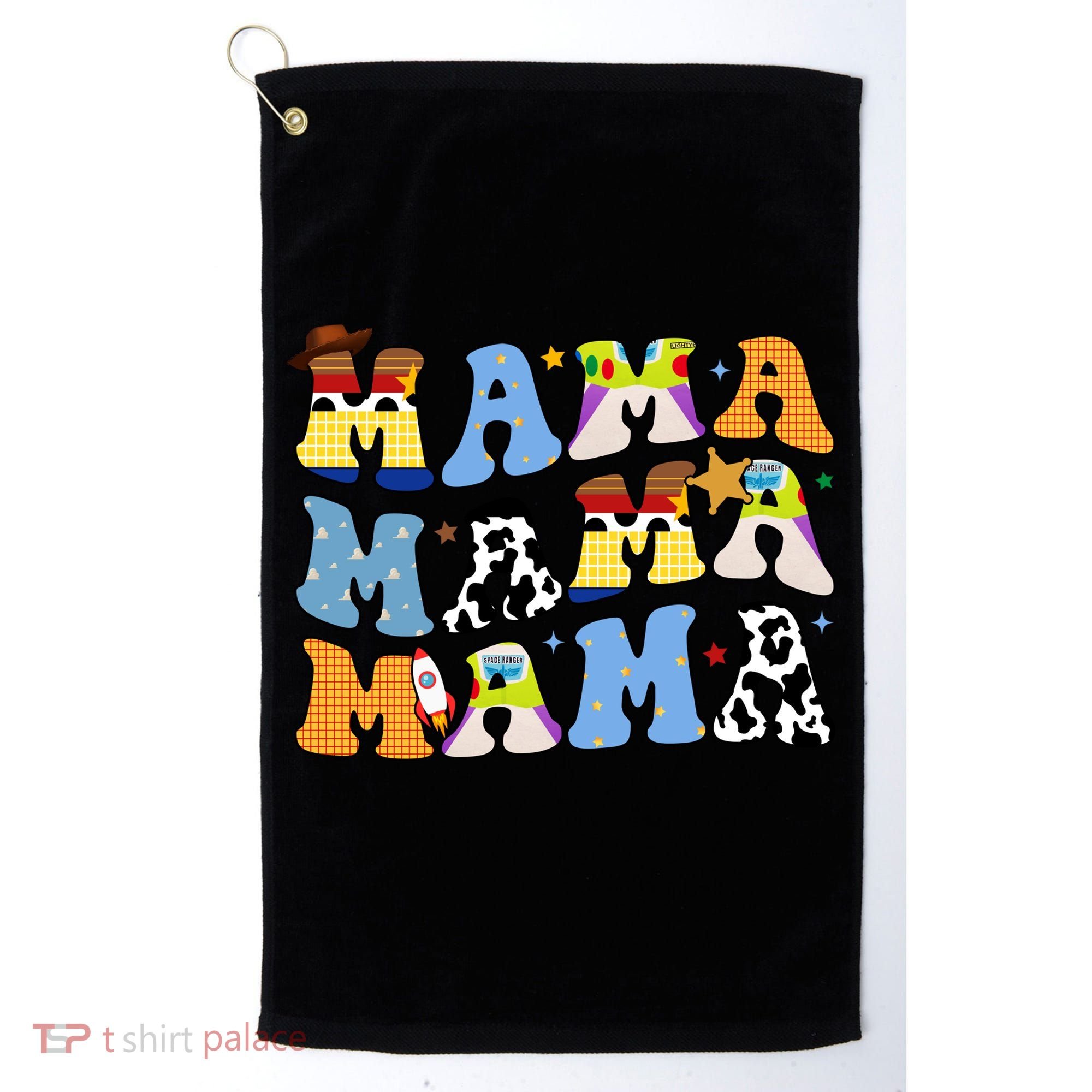 Mama Cow Girl Print Cute Golf Towel