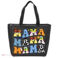 Mama Cow Girl Print Cute Tote Bag thumb 0