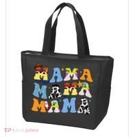 Mama Cow Girl Print Cute Tote Bag thumb 3