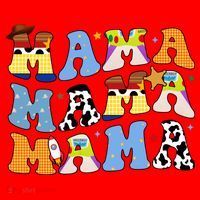 Mama Cow Girl Print Cute Santa Hat thumb 1