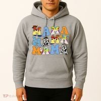 Mama Cow Girl Print Cute Hoodie thumb 2