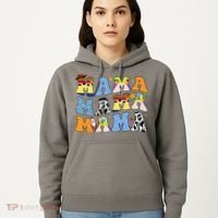 Mama Cow Girl Print Cute Hoodie thumb 5