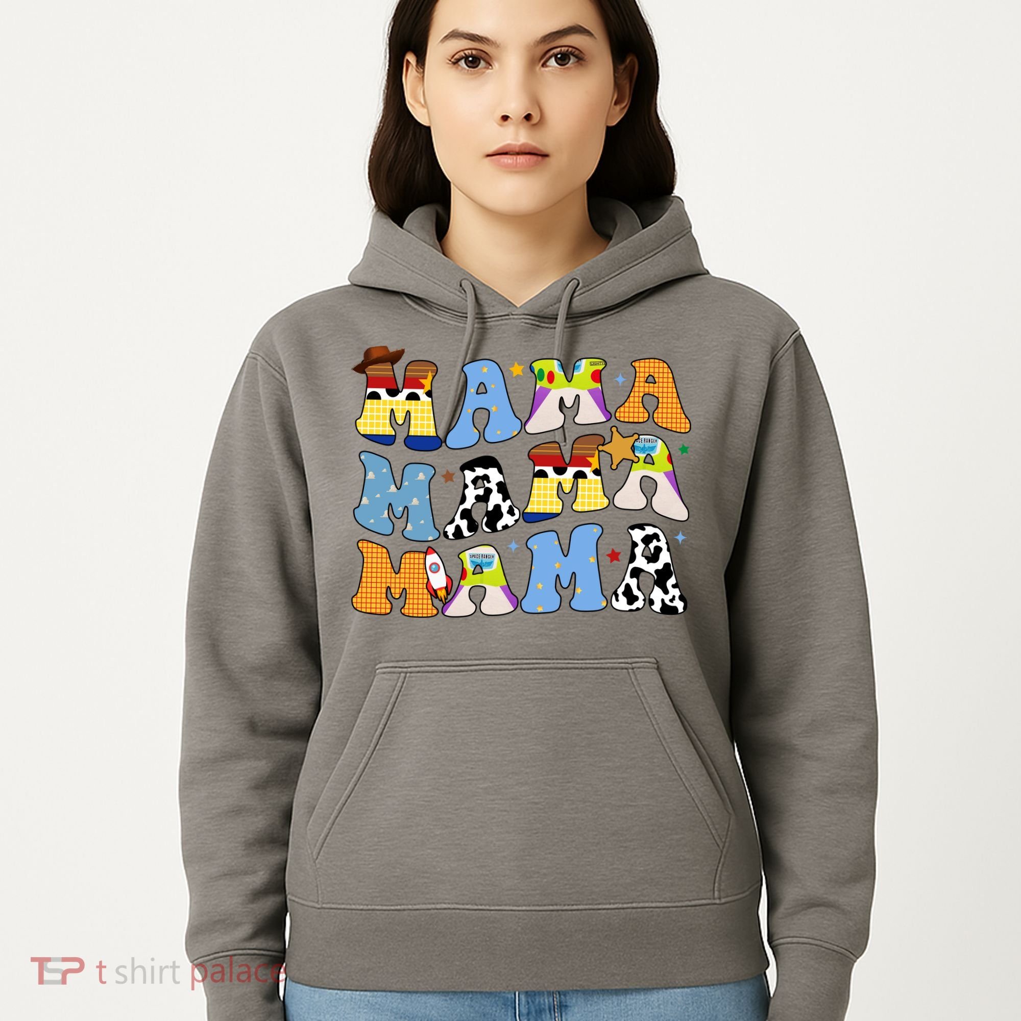Mama Cow Girl Print Cute Hoodie