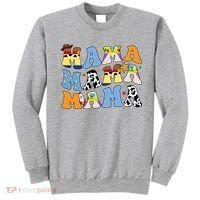 Mama Cow Girl Print Cute Sweatshirt thumb 0