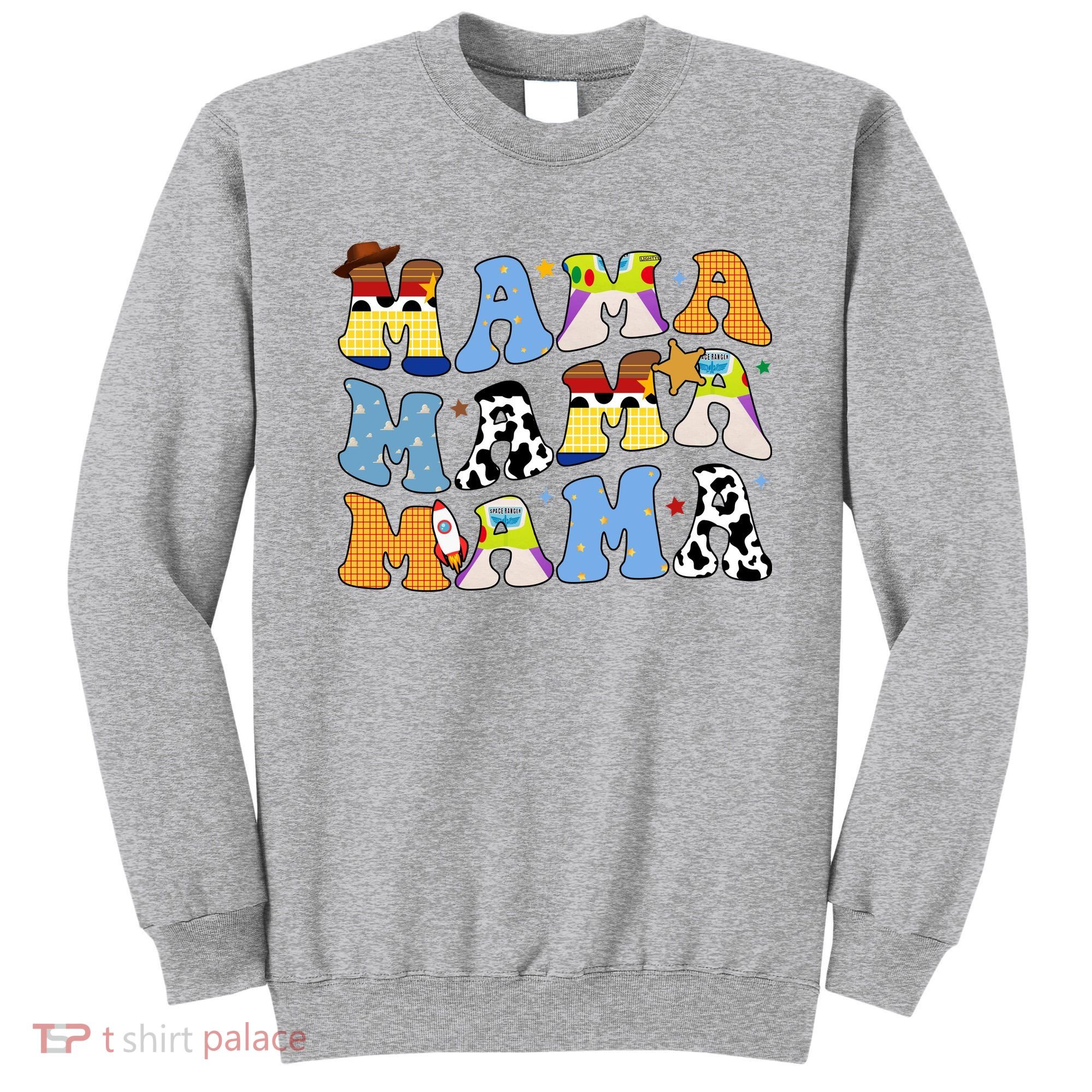 Mama Cow Girl Print Cute Sweatshirt