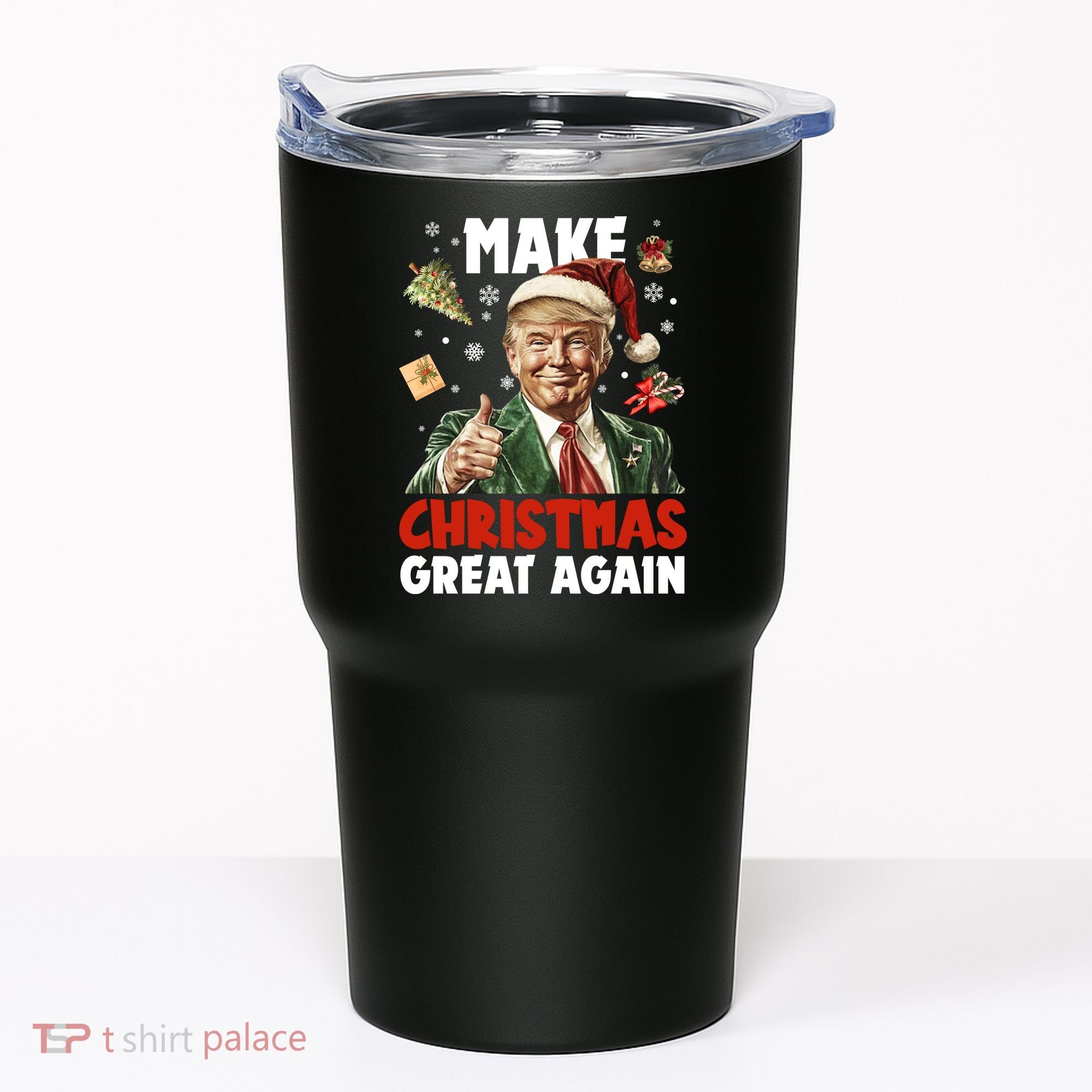 Make Christmas Great Again Pro Donald Trump Holiday Tumbler