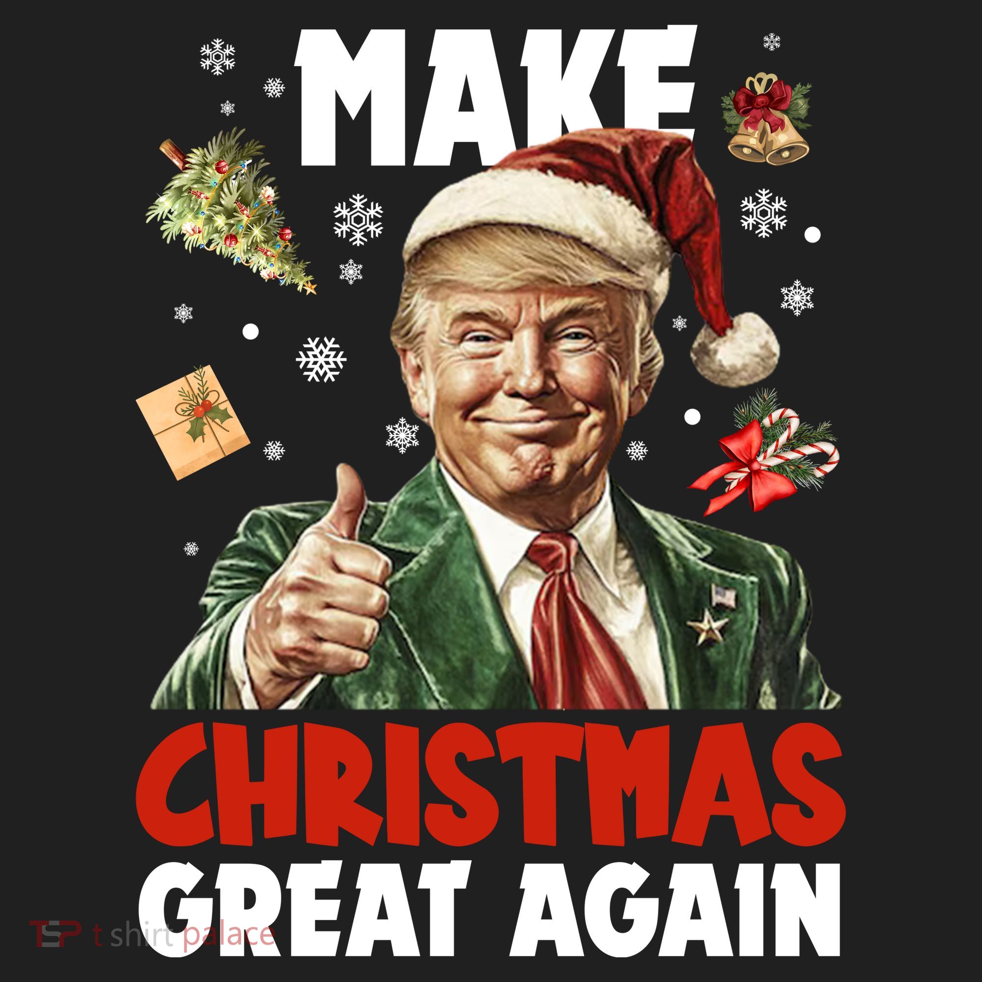 Make Christmas Great Again Pro Donald Trump Holiday Tumbler