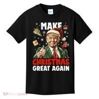 Make Christmas Great Again Pro Donald Trump Holiday Kids T-Shirt thumb 0