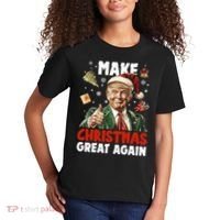 Make Christmas Great Again Pro Donald Trump Holiday Kids T-Shirt thumb 2