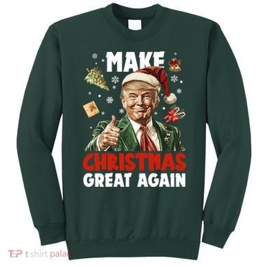 Make Christmas Great Again Pro Donald Trump Holiday Sweatshirt