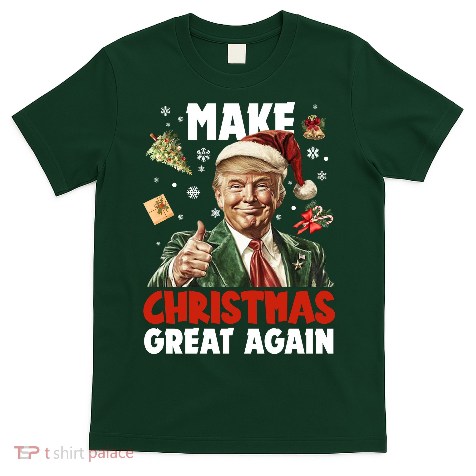 Make Christmas Great Again Pro Donald Trump Holiday T-Shirt