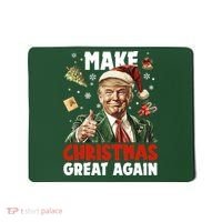 Make Christmas Great Again Pro Donald Trump Holiday Mousepad thumb 0