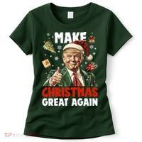 Make Christmas Great Again Pro Donald Trump Holiday Women's T-Shirt thumb 0