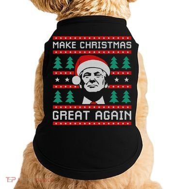 Make Christmas Great Again Trump Doggie Tank