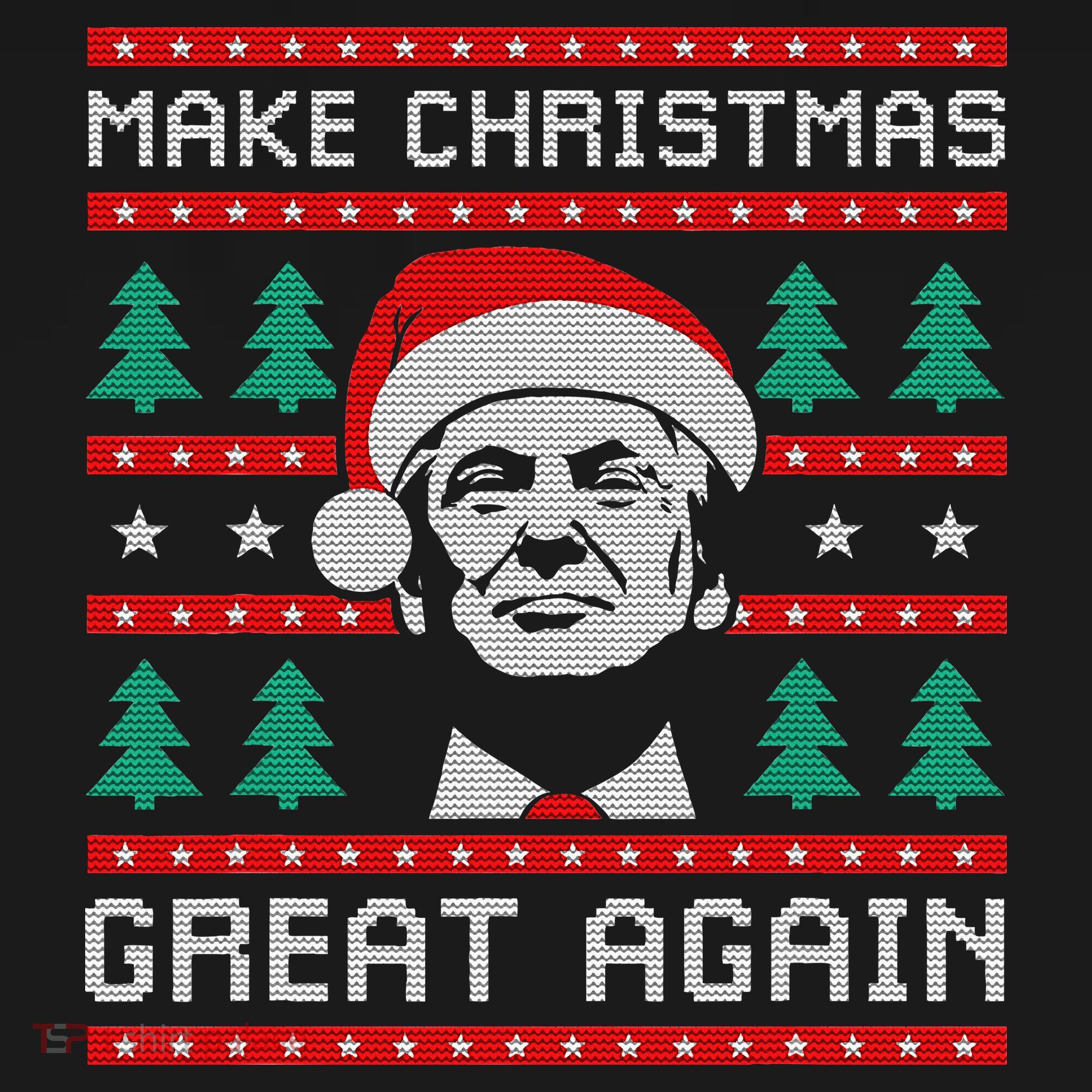 Make Christmas Great Again Trump Backpack