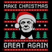 Make Christmas Great Again Trump Bucket Hat thumb 4
