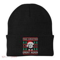 Make Christmas Great Again Trump Beanie thumb 0