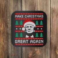 Make Christmas Great Again Trump Coaster thumb 0