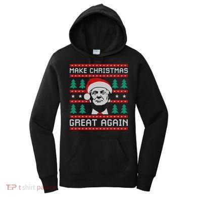Make Christmas Great Again Trump Women's Hoodie