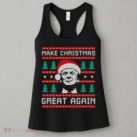 Make Christmas Great Again Trump Women's Tank Top thumb 3