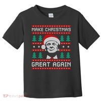 Make Christmas Great Again Trump Toddler T-Shirt thumb 0