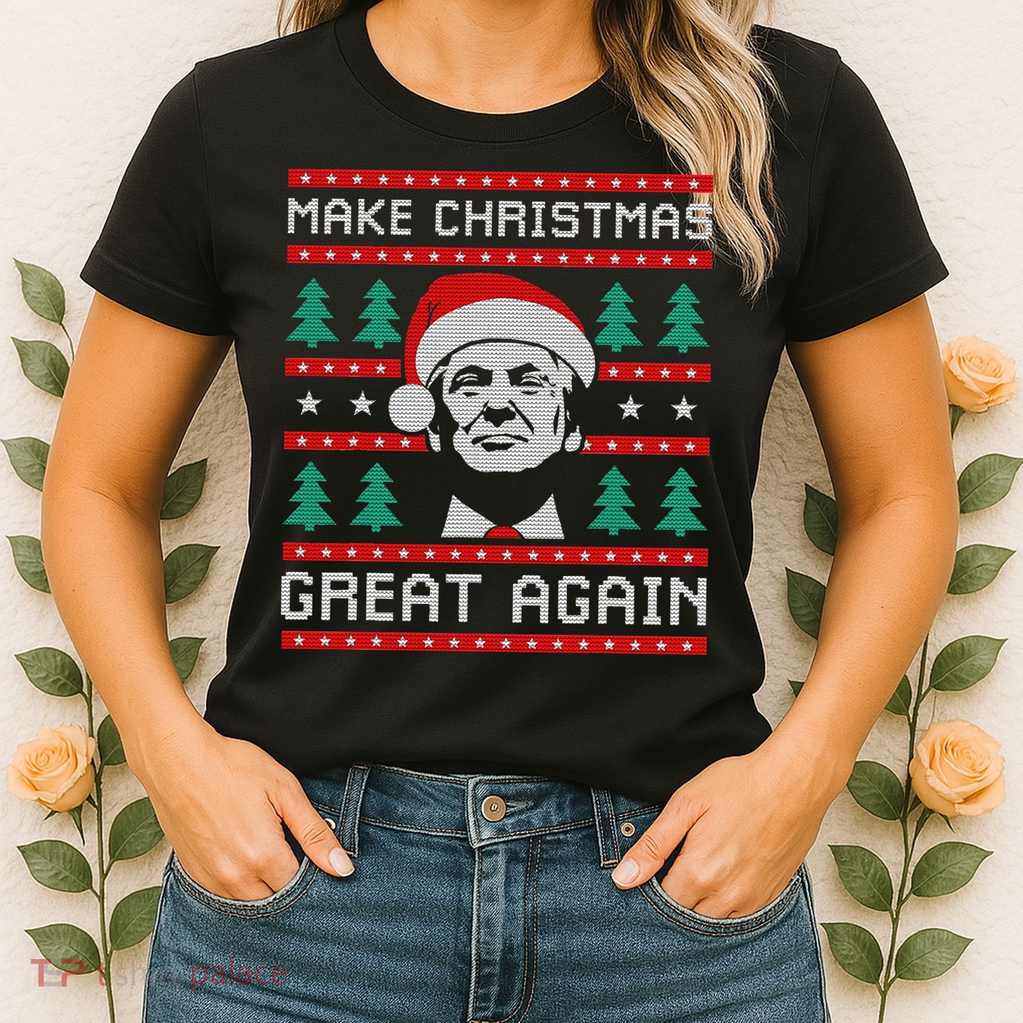 Make Christmas Great Again Trump Women's T-Shirt