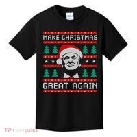 Make Christmas Great Again Trump Kids T-Shirt thumb 0