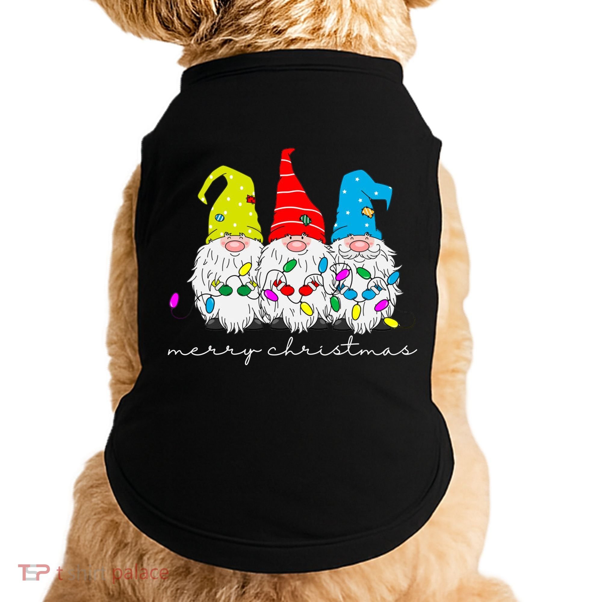 Merry Christmas Gnome Doggie Tank
