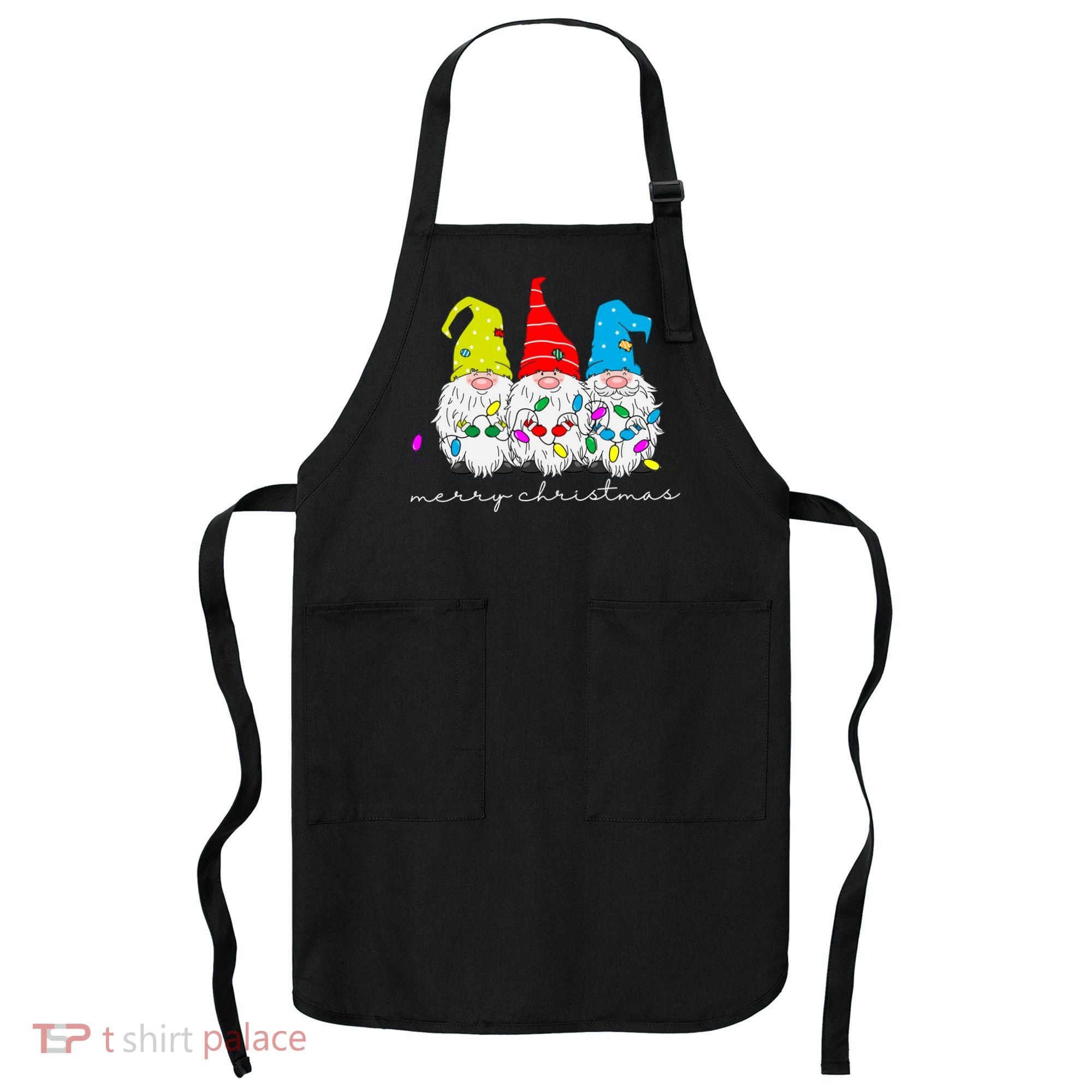 Merry Christmas Gnome Apron