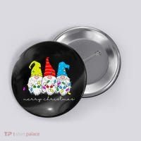 Merry Christmas Gnome Button thumb 0