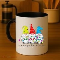 Merry Christmas Gnome Coffee Mug thumb 4
