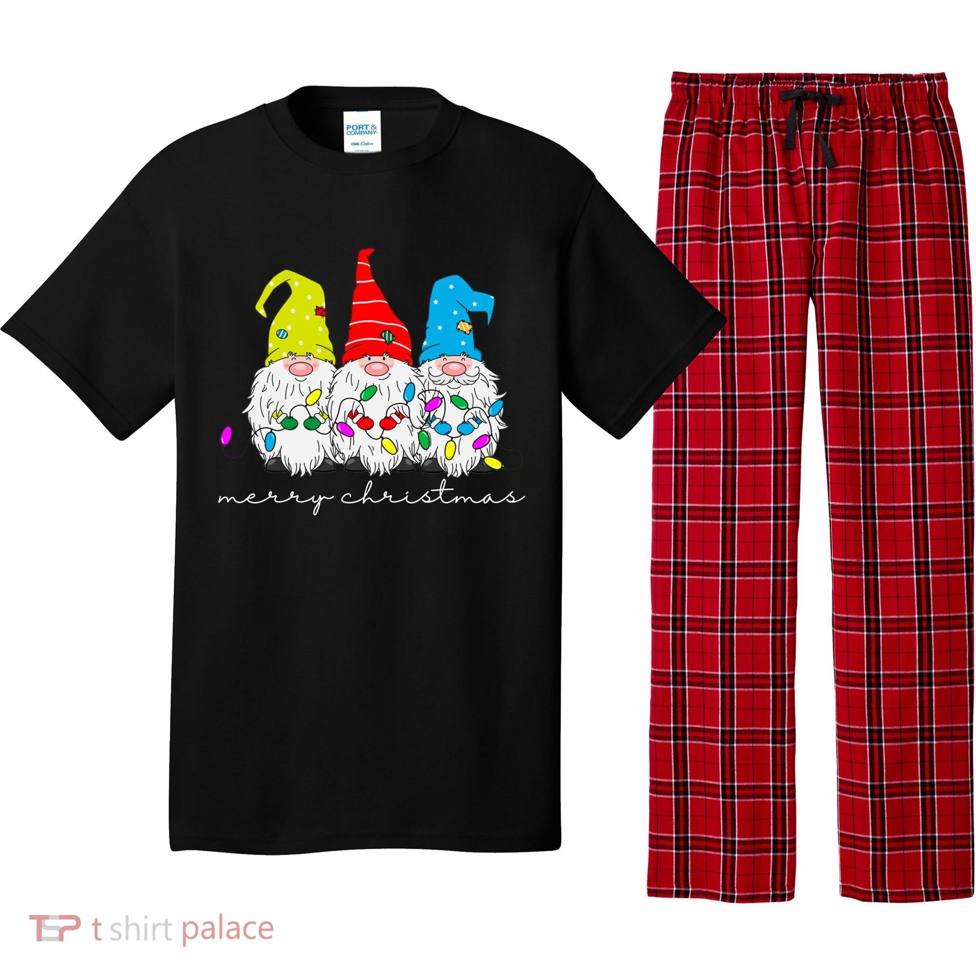 Merry Christmas Gnome Pajama Set