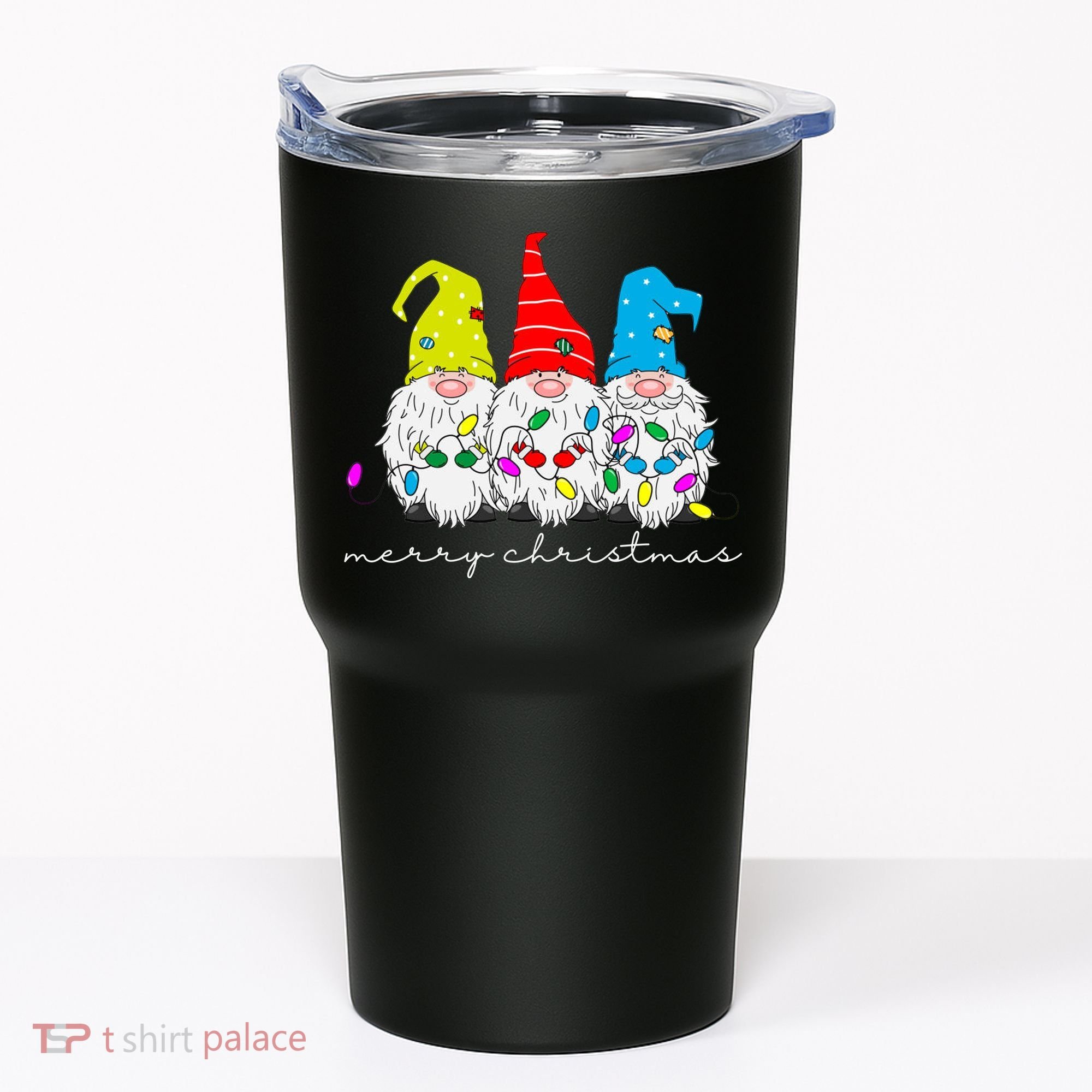 Merry Christmas Gnome Tumbler