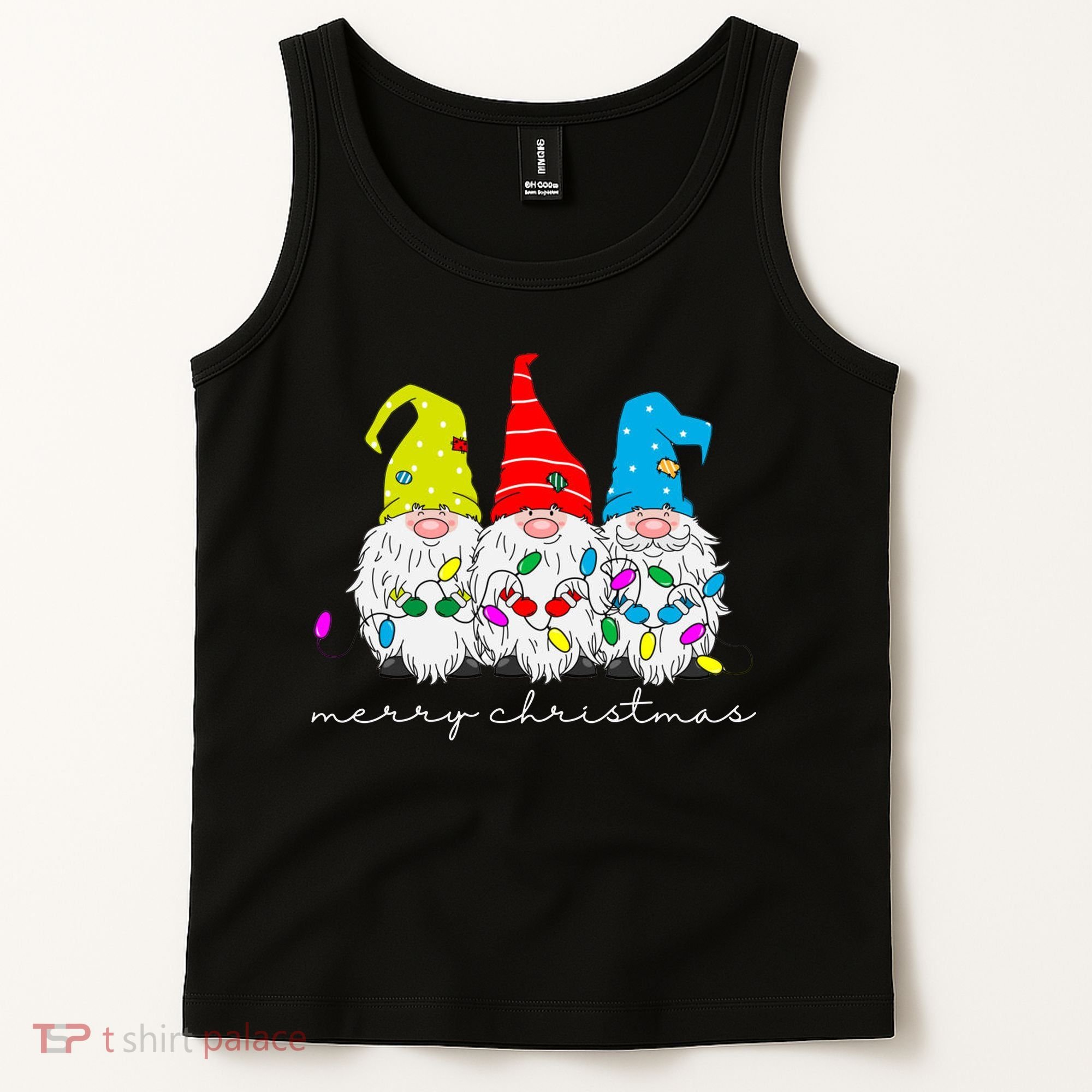 Merry Christmas Gnome Tank Top