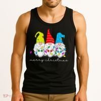 Merry Christmas Gnome Tank Top thumb 3