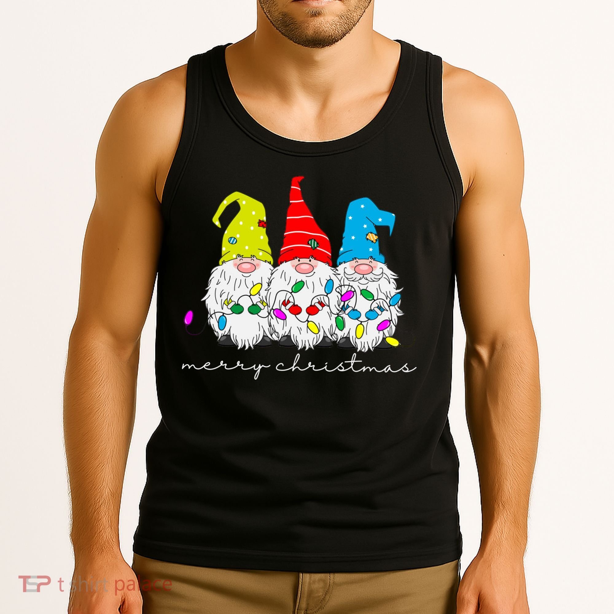 Merry Christmas Gnome Tank Top
