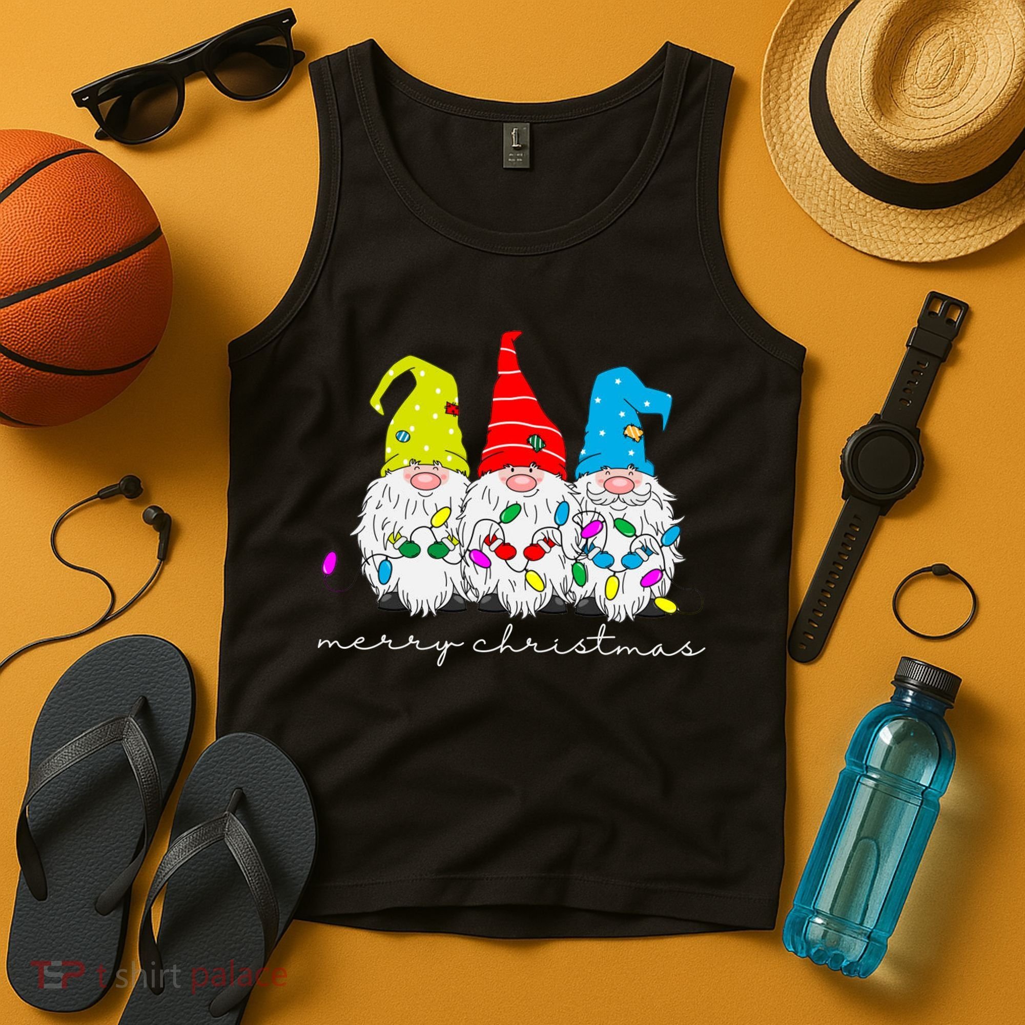 Merry Christmas Gnome Tank Top
